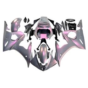 Fwr62003-62 Gopromoto #usgo260402 Flowing Gray Pink Fairing For 2003 2005 2006 2009 Yamaha Yzf R6 R6s Abs Bodywork