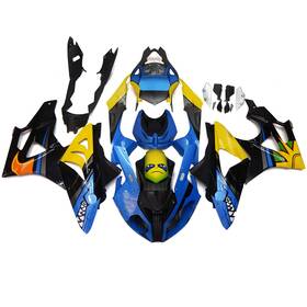 S1000rr2009-14 Gopromoto 005 Shark Blue Black Yellow Fairings For Bmw S1000rr 2009 - 2014 2010 2011 Bodywork