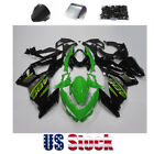2nb-k0418-gbk Green Black Fairing Kit For Kawasaki Ninja 400 2018-2021 20 Ex400 Abs Body Bolts