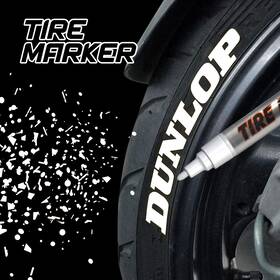 Penmcmarkerwhgsuspn001 Gstar White Tire Tyre Paint Marker Pen Car Motorcycle Tread Waterproof Fit Honda