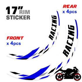 Wscs04bxxxgsuspn012ka Gstar J02w Blue Rim Decals Wheel Stickers Fit Vulcan 650 15 16 17 18 19 20