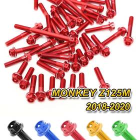 G3enbomonkeyz125m1820us001 Guidestar68 Red Cnc Hex Engine Screws Bolt For Honda Monkey 125 18 19 20 21