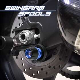 G3spbb01xxxm10us016 Guidestar68 Blue M10 Swingarm Spools Sliders Bb01 For Kawasaki Ninja 300 R 13 14 15 16 17