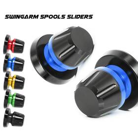 G4ussplbbxxxm6058 Guidestaronline31 L-sonic Cnc Swingarm Spools For Mt-25 16 17