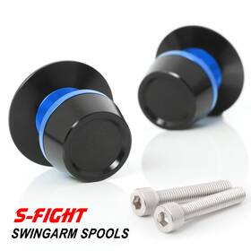 Usg5mclspxxxm10009 Guidestaronline67 S-fight Cnc Machined Swingarm Spools For Ninja 250r 08 09 10 11 12