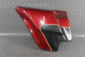199-f Harley-davidson 07ft Electra Glide Scuffed Left Lh Black And Red Pearl Side Trim Cover Panel Oem