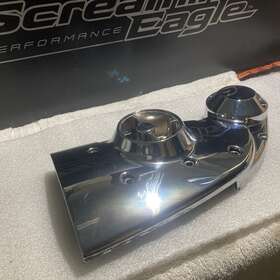 25230-04 Harley Davidson 25219-04 E4 Polished Right Engine Motor Cam Camshaft Gear Cover