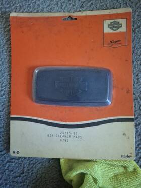 29275-81 Harley Davidson Nos Vintage Flt 1981-82 Air Cleaner Pad 29275-81 Harley Davidson Nos Vintage Flt 1981-82 Air Cleaner Pad
