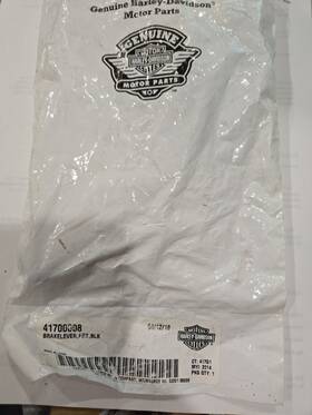 Harley-davidson 41700008 18-21 Harley-davidson Xl1200ns Oem Front Brake Lever Black