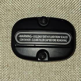 46463-08 Harley-davidson Rear Master Cylinder Cover / Gasket - Ft08-23 Road Glide