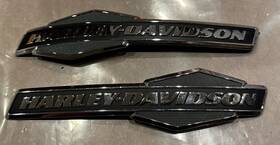 46768 Harley-davidson Hd Oem 97-25 Touring 8.5 Inch Fuel Gas Tank Emblems Badges 6 Gallon Tanks