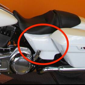 48036 Harley-davidson Oem 09-23 Touring Left Right Side Cover Fairings Crushed Ice Pearl White