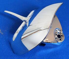56699-04 Harley-davidson Genuine Road King Custom Nacelle Visor Fairing And Spear 2004-2007