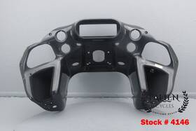 57000201 Harley-davidson 2013 Road Glide Cvo Front Inner Fairing Diamond Dust #4146