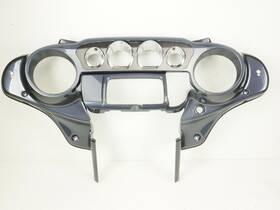 57000886eja Harley-davidson 2019 Street Glide Cvo Inner Fairing Batwing Charred Steel Gauge Trim