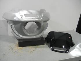 57001568exu Harley-davidson 2018-2025 Hd Low Rider St Outer Fairing And Windshield Road Rash Used