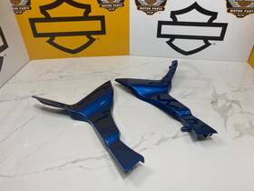 57100345 Harley-davidson 45012 Oem 15-23 Genuine Road Glide Chin Spoiler Side Fairing Plates Only