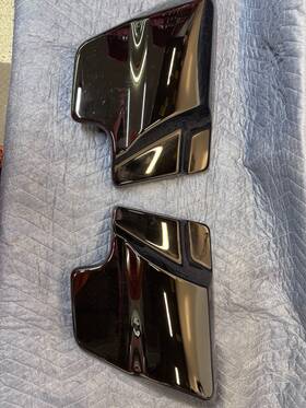 57200077dwp Harley-davidson 57200078dwp Oem Pair Of 15-16 Flhxs Side Covers 57200078dwp/57200077dwp