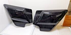 57200079dua Harley-davidson 09-23 Touring Street Road Side Covers Oem Black Take-off