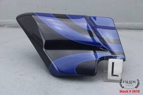 57200093 Harley-davidson 2015 Road Glide Cvo Left Side Cover Panel Crushed Sapphire And Abyss Blue