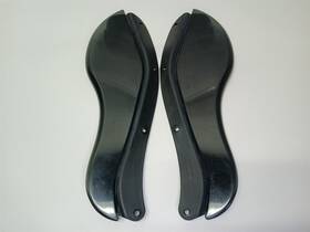 57740-05 Harley-davidson 2012 Electra Glide Fairing Air Deflectors Dark Smoke