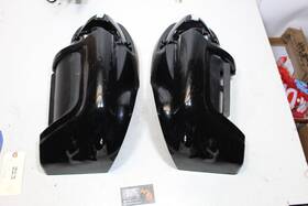 58683-05 Harley-davidson 05-13 Oem Fairing Glove Box Storage Compartment Set Black For Parts