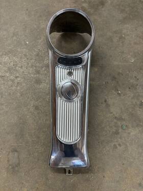 60963-04 Harley-davidson 2007 Road King Custom Flhrs Tank Console Cover Chrome 06