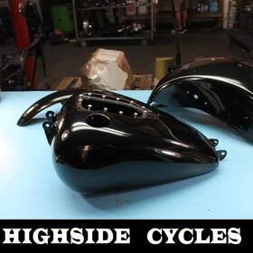 61000707 Harley-davidson 1369 13 Dyna Wide Glide Tin Set Tins Fender Gas Tank