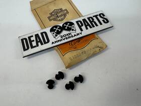 61082-79 Harley-davidson Nos Oem Rubber Bumper Stops Plugs Qty 4