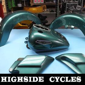 61268-00 Harley-davidson 1325 00 Road King Tin Set Tins Fender Gas Tank Fairing