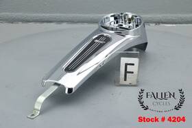 61293-08 Harley-davidson 2019 Street Glide Fuel Gas Tank Console Cover Chrome #4204