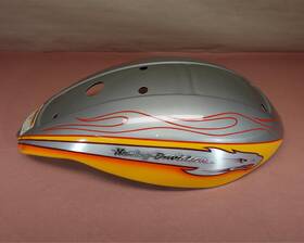 66097-06bzr Harley-davidson 2005-2006 Vrscse V-rod Tank Airbox Fairing Cover
