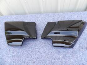 66048-09a Harley Davidson 66250-09 45047 Genuine Oem Ft09 Touring Side Covers Fairings Vivid Black Excellent