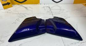 66048-09a Harley-davidson 66250-09 46680 Oem Genuine 09-23 Touring Side Covers Fairings Vivid Black Blue