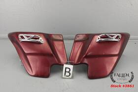 66619-97 Harley-davidson 2000 Road King Frame Side Cover Set Luxury Rich Red
