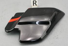 66621-07cjs Harley-davidson 2007 Electra Glide Cvo Right Side Cover Panel Black Ice / Electric Orange