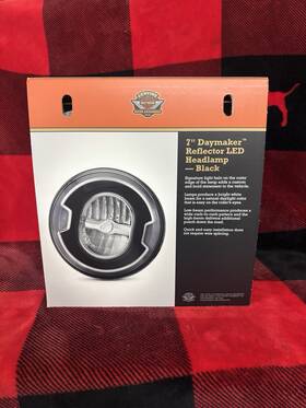67700354 Harley-davidson 7 Inch Daymaker Reflector Led Headlamp- Black New In Box