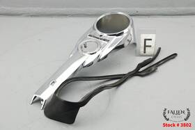 69105-02 Harley-davidson 2007 Harle Road King Cvo Fuel Gas Tank Console Cover And Trim Chrome