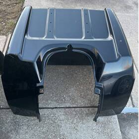 83000051dh Harley-davidson Oem Trike Tri Glide Rear Trunk Body Flhtcutg Vivid Black Nocracks Nodents