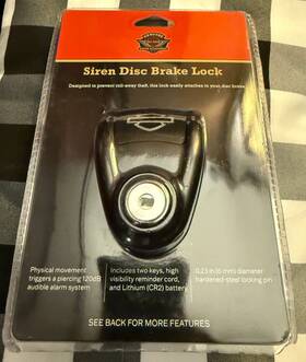 92800012 Harley Davidson Harley-davidson Siren Disc Brake Lock -