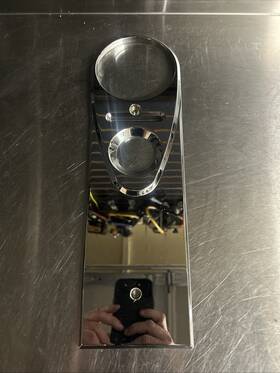 981019 Harley-davidson 97-07 Road King Billet Custom Chrome Gas Tank Overlay Cover Nice