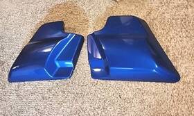 Im-036 Harley Davidson Oem 09-20 Davison Touring Road Glide Side Covers L&r Metallic Blue