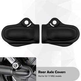 Hdbubalus 658709313459 Matte Black Bar Shield Rear Axle Covers Fit For Harley V-rod Vrsc Muscle 02-17