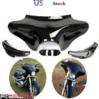 Hdf-001-bk Motorcycle Front Outer Batwing Fairing For Harley Flstn 699905115614