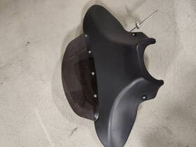 F29-z Hell Graphics F29 Tinted Unpainted Fairing Batwing Windshield Abs 4 Harley Sportster 1200 883 Low Custom