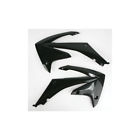 Ho04634-001 Ufo Plastics Radiator Covers Black For Honda