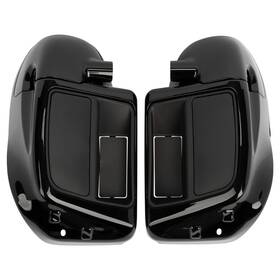 Hw104008 Hogworkz Vivid Black Rushmore Style Lower Vented Fairings