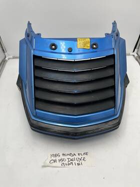 02-kj9-0100 Honda 1985 Elite 150 Ch150d Deluxe Blue Oem Front Nose Fairing Cowl Shroud