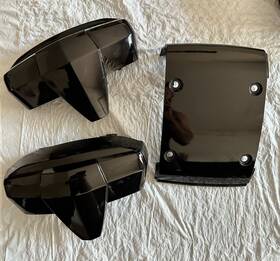 12361-mfr-6720 Honda 2010-2024 Fury Vt1300 Black Front Right Left Cylinder Head Cover Trim Set