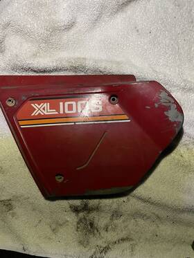 17220-437-000zd Honda 1980 Xl100s Left Side Cover / Panel